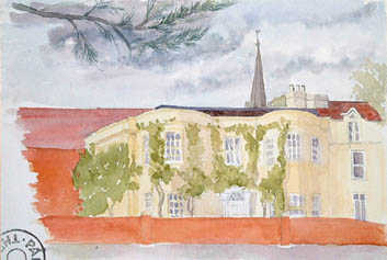 A view from Friary Close