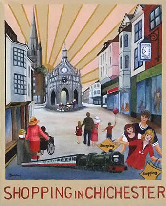 Shopping in Chichester.