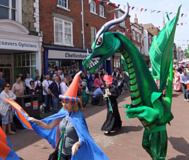 The big green dragon that St George slayed.