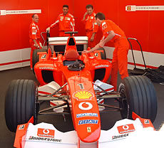 2003 Ferrari F1 car