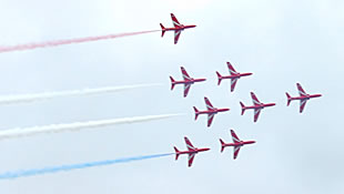 The Red Arrows.