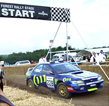 Forest Rally Stage.