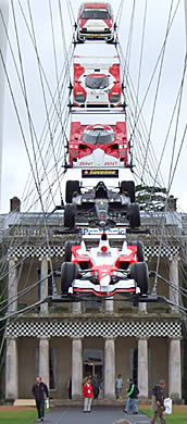 Toyota display.