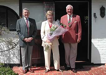 David and Jackie Gray with Ted Meachem