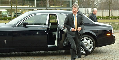HRH The Duke of York arrives