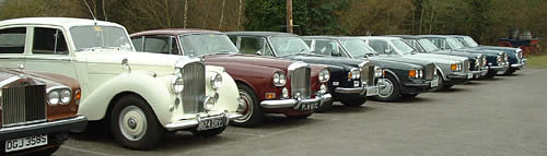 Club cars at the Royal Oak