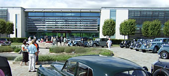 The courtyard at Rolls-Royce Motor Cars